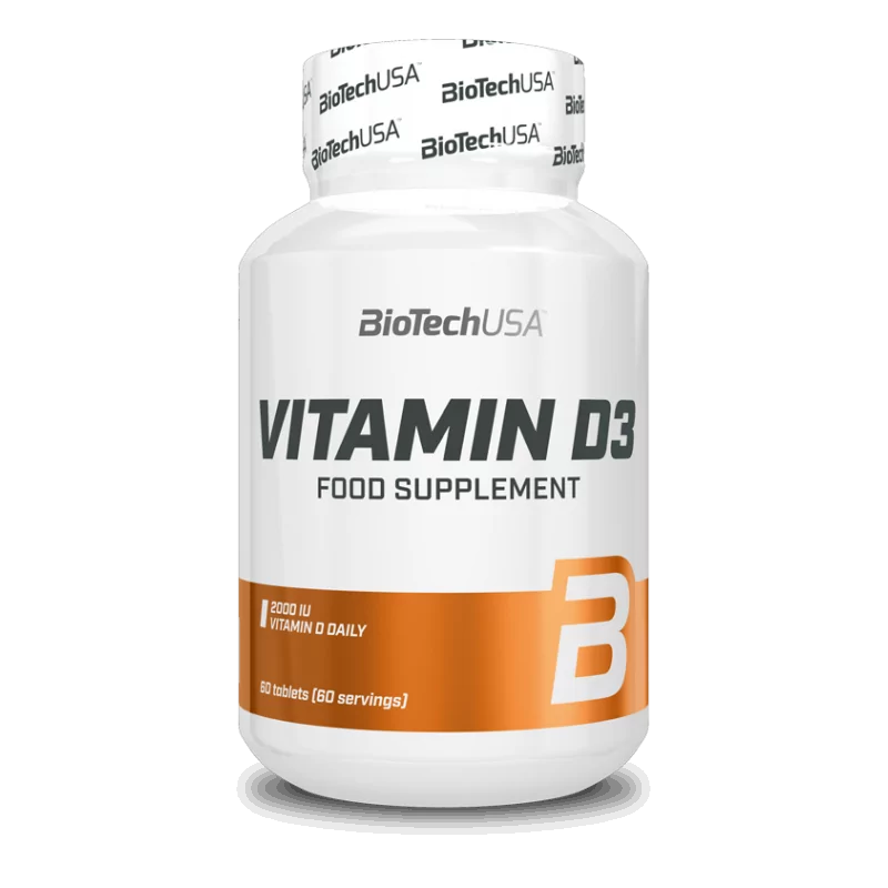 BioTech USA - Vitamin D3 - 60 Gélules