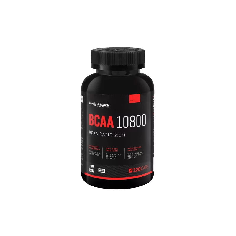 Body Attack - BCAA 10800 - 300 Capsules