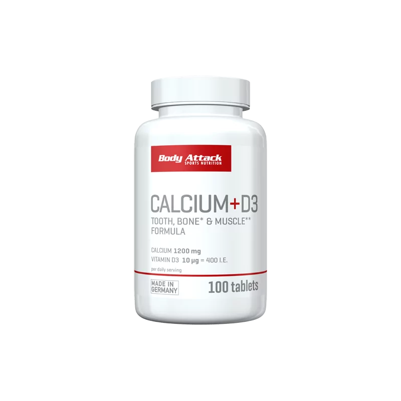 Body Attack - Calcium + D3 - Kapseln 100