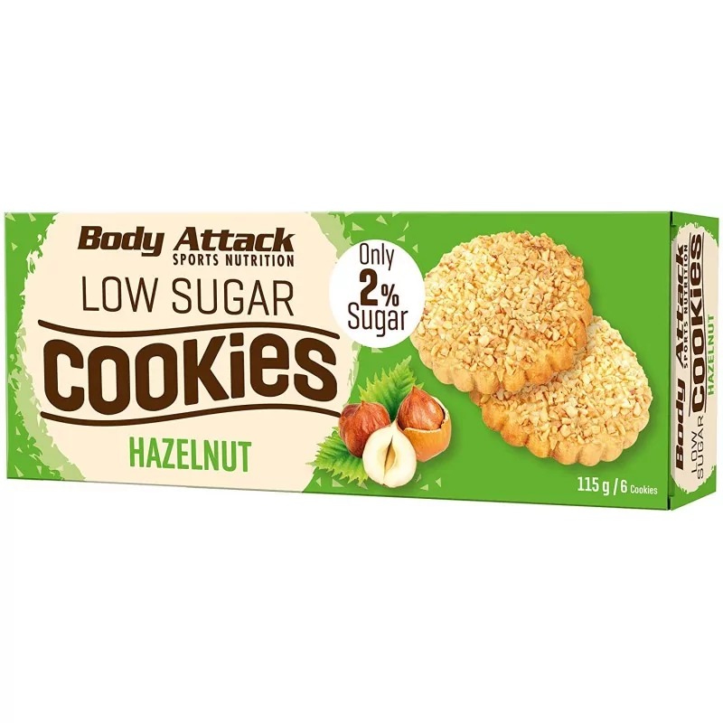 Body Attack - Low Sugar Cookies - 115g