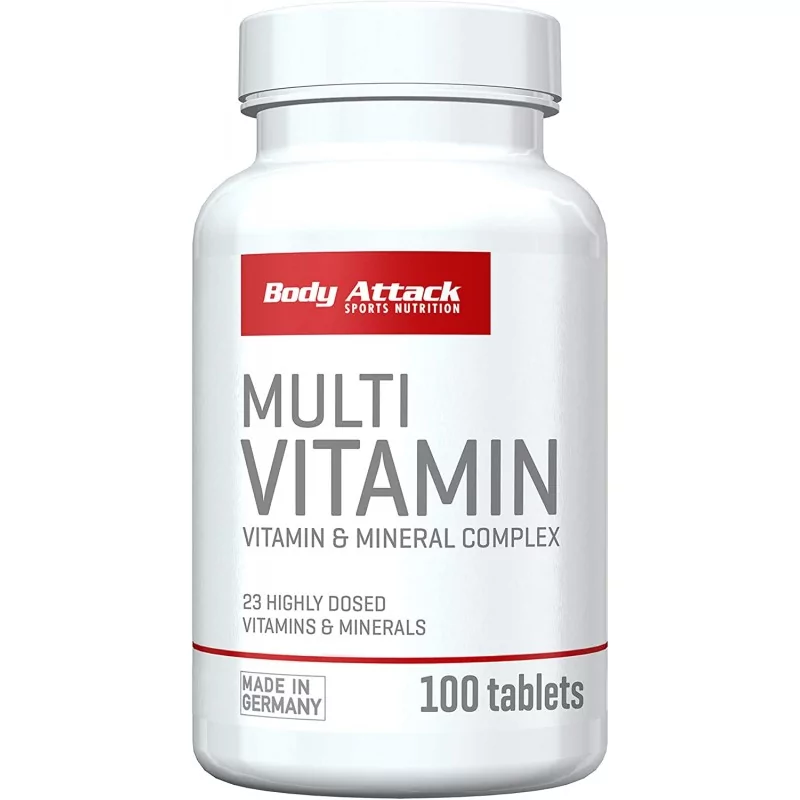 Body Attack - Multivitamin - 100 Gélules