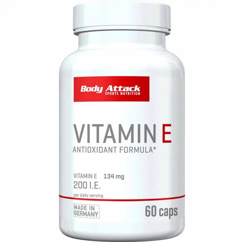 Body Attack - Vitamin E - 60 Gélules