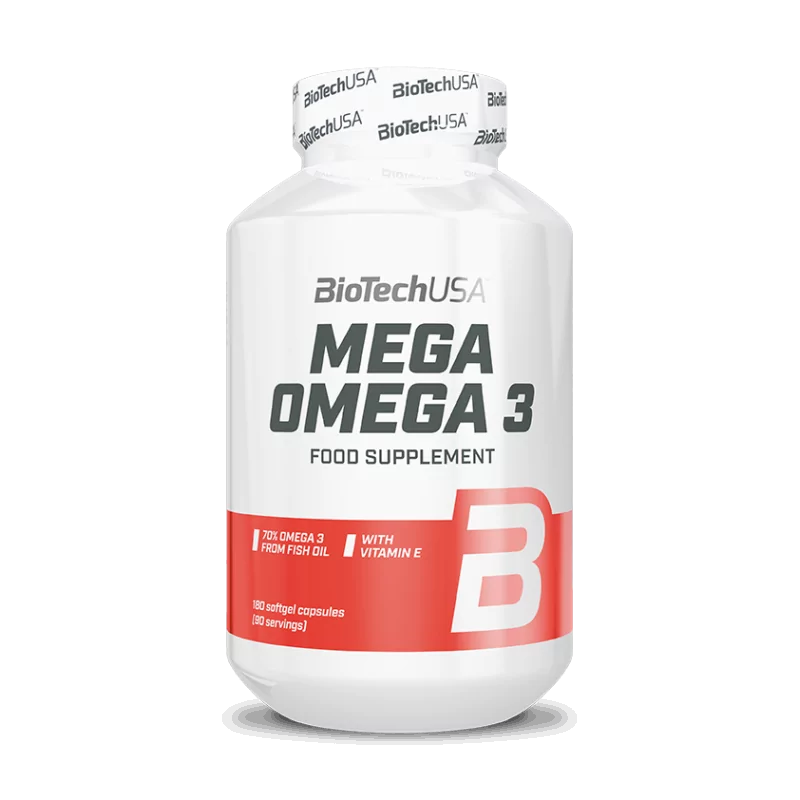 BioTech USA - Mega Omega 3 - 180 Caps