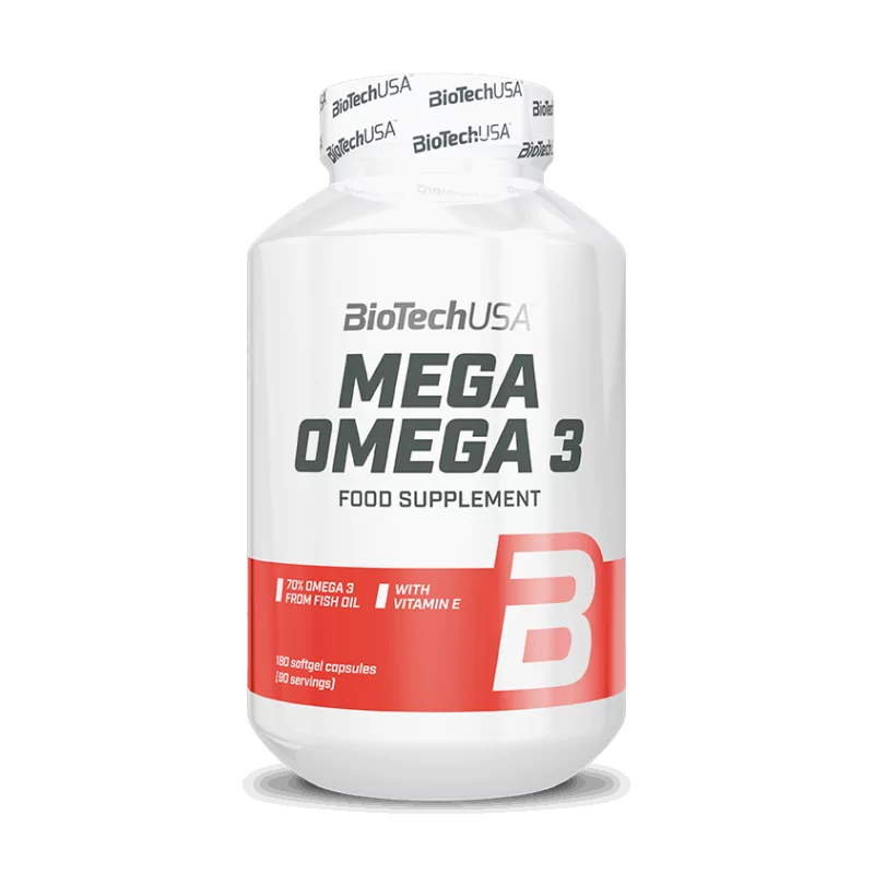 BioTech USA - Mega Omega 3 - 180 Capsules