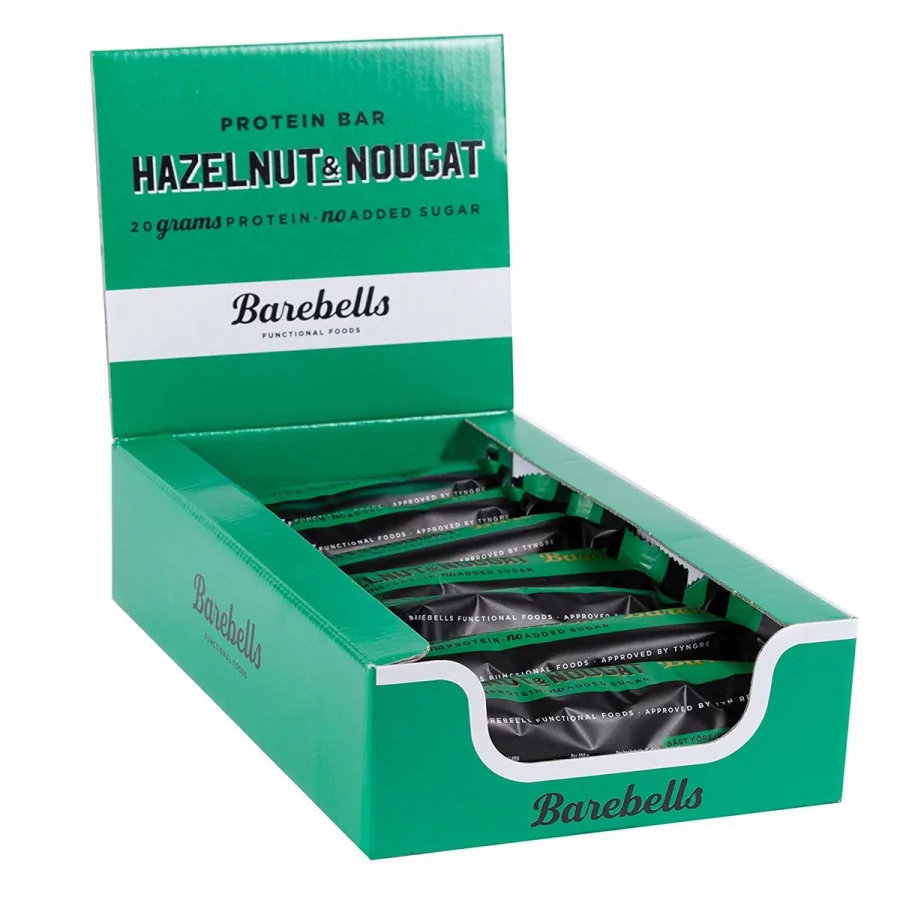 Barebells - Protein Barre Box - Hazelnut&Nougat - 12x55g