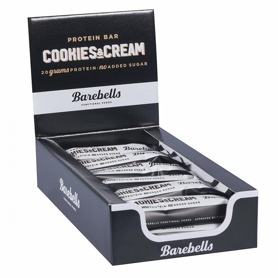 Barebells - Protein Barre Box - Cookies&Cream - 12x55g