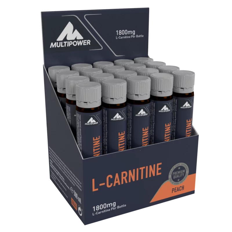 Multipower L-Carnitine Liquid Shots – Peach - 20x25ml