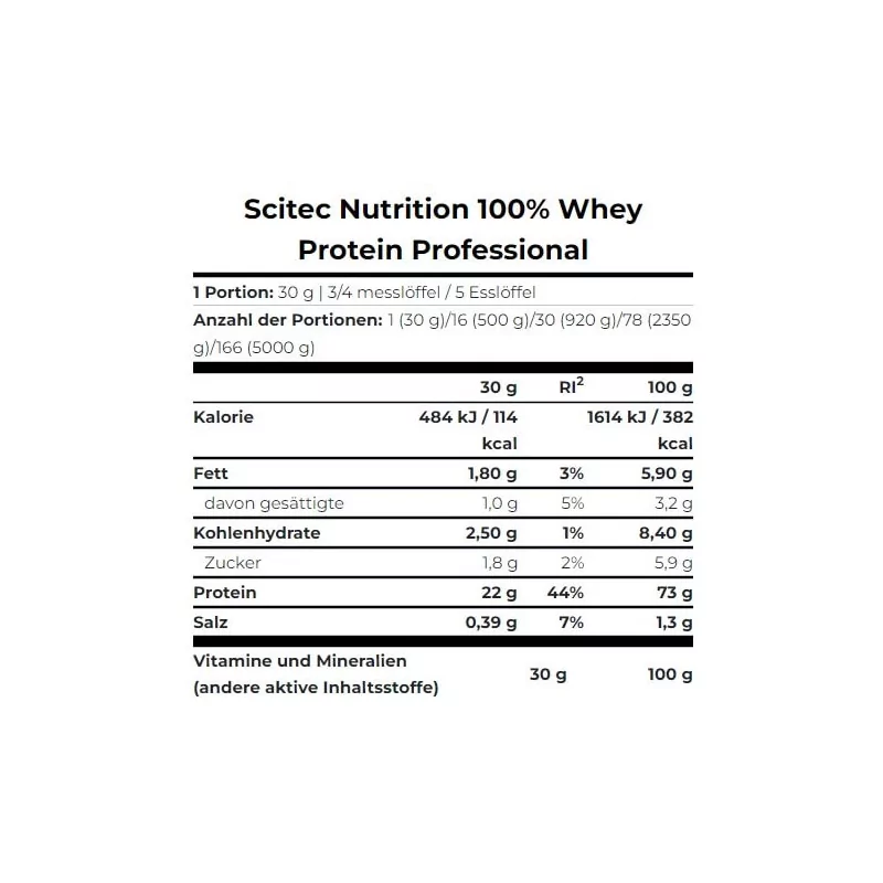 100% Whey Protein Professional Pistachio Almond – 920g – Scitec