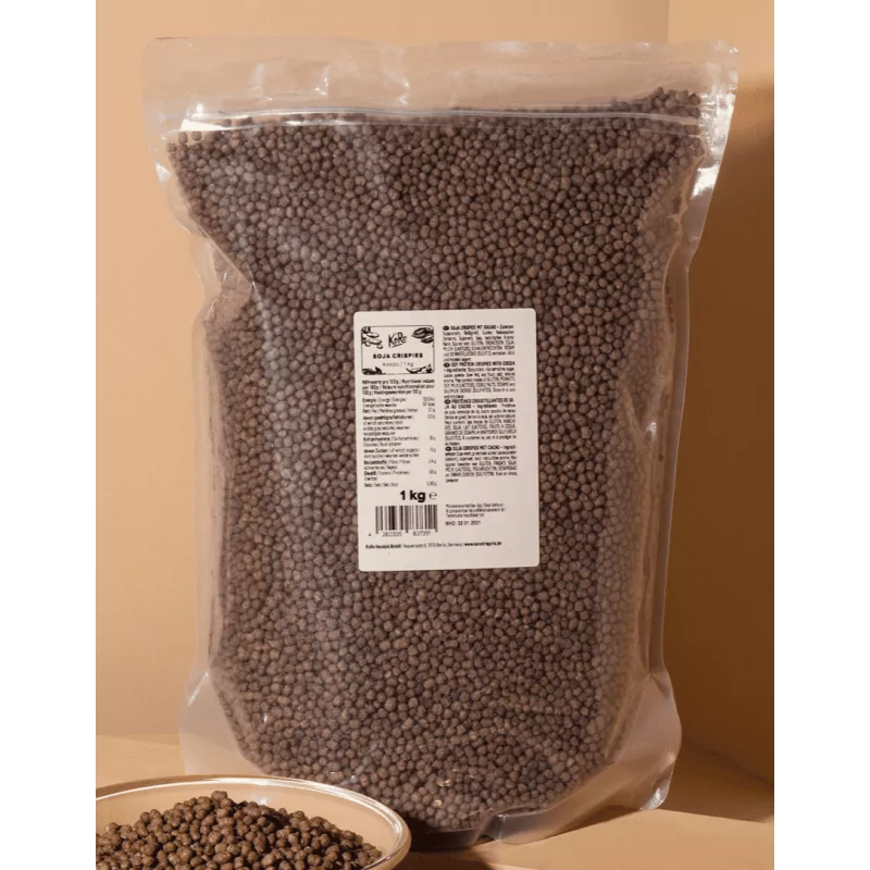 KoRo - Soja Protein Crispies 58 % mit Kakao - 1 kg
