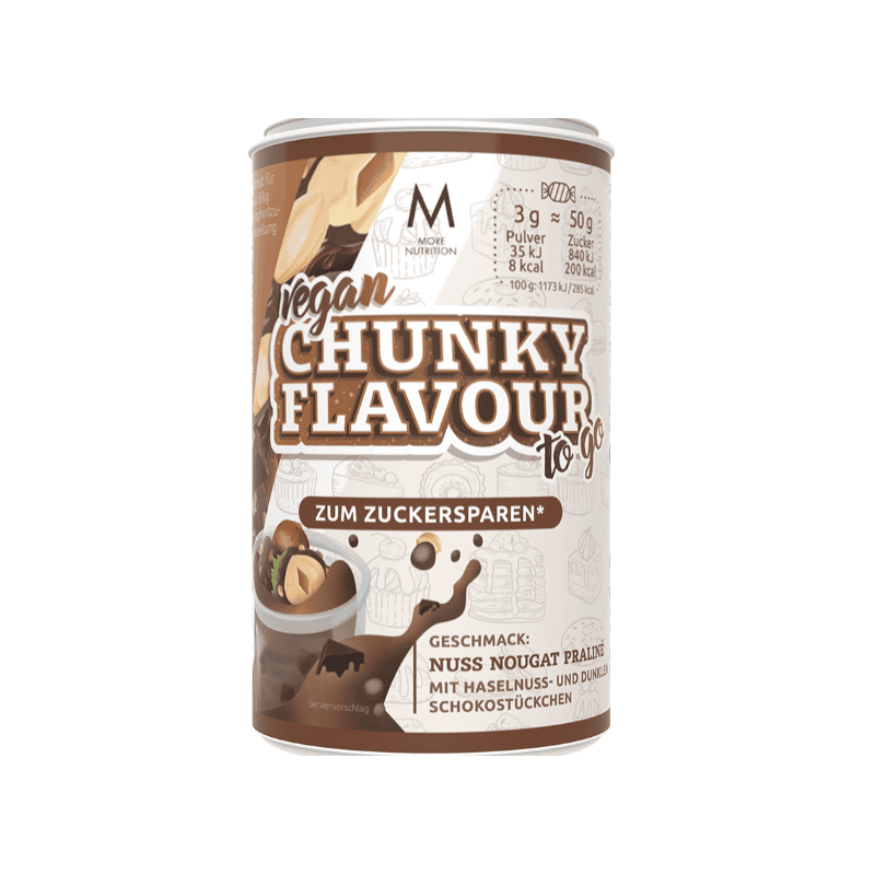 More Nutrition - CHUNKY FLAVOUR - Nuss Nougat Praline- 60g