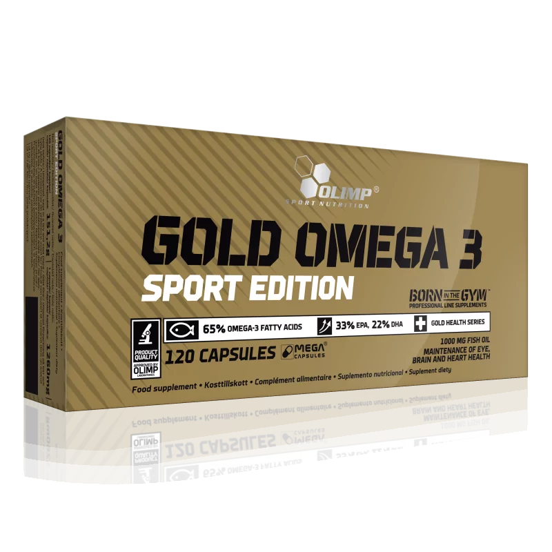 Olimp - Gold Omega 3 Sport Edition - 120 Kapseln